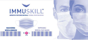 IMMUSKILL MASCHERINA CHIRURGICA 50 PEZZI - Farmacia Rossi2 - Farmacia Rossi 