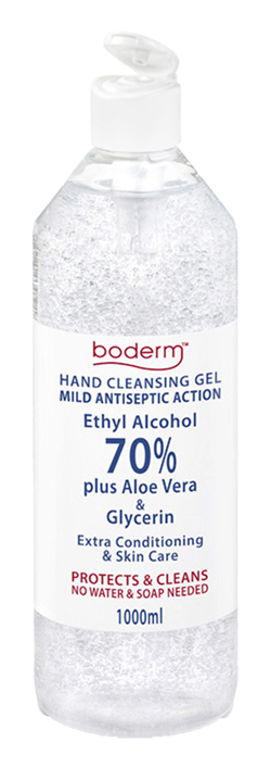 BODERM HAND CLEANSING GEL 70% 1 LITRO - Farmacia Rossi2 - Farmacia Rossi 