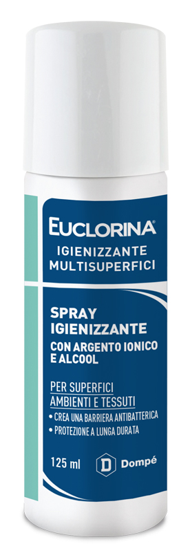 EUCLORINA IGIENIZZANTE MULTISUPERFICI SPRAY 125 ML - Farmacia Rossi2 - Farmacia Rossi 