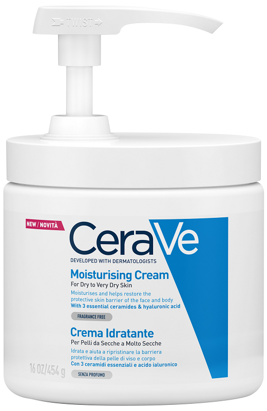 CERAVE CREMA IDRATANTE PER PELLI DA SECCHE A MOLTO SECCHE 473 ML - Farmacia Rossi2 - Farmacia Rossi 