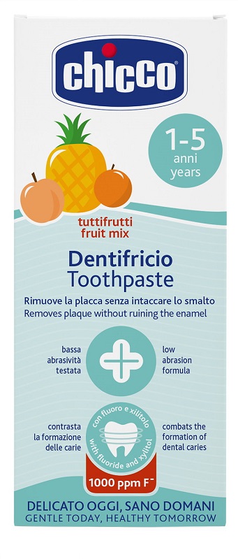 CHICCO DENTIFRICIO TUTTIFRUTTI 12 MESI - Farmacia Rossi2 - Farmacia Rossi 
