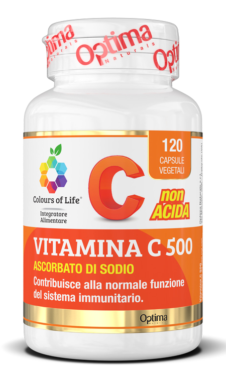 COLOURS OF LIFE VITAMINA C 500 120 CAPSULE VEGETALI 900 MG - Farmacia Rossi2 - Farmacia Rossi 