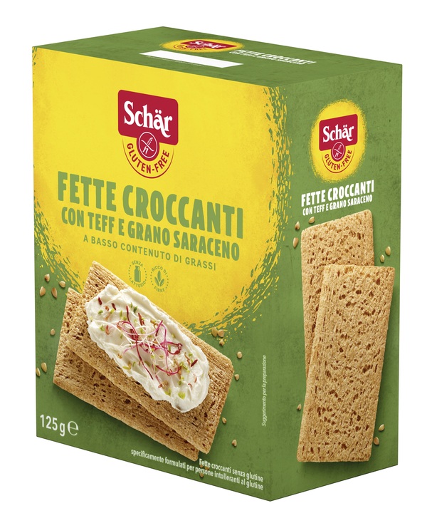 SCHAR FETTE CROCCANTI TEFF/GRANO SARACENO 125 G - Farmacia Rossi2 - Farmacia Rossi 