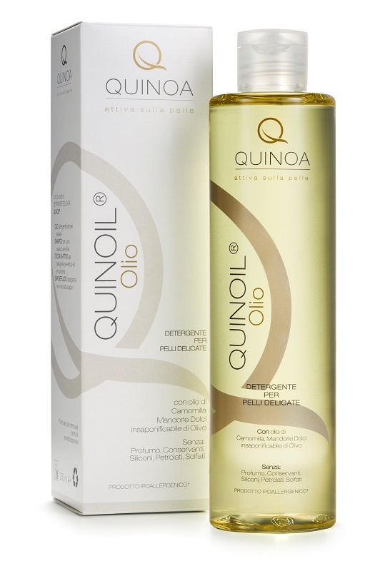 QUINOA QUINOIL OLIO DETERGENTE PER PELLI DELICATE 200 ML - Farmacia Rossi2 - Farmacia Rossi 