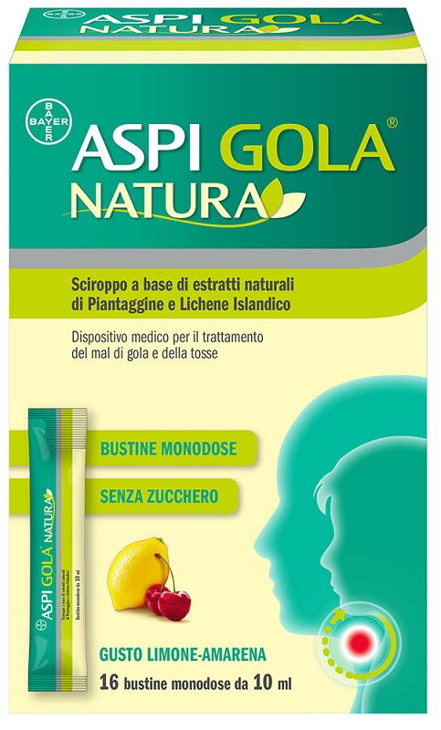 ASPI GOLA NATURA 16 BUSTINE MONODOSE DA 10 ML - Farmacia Rossi2 - Farmacia Rossi 