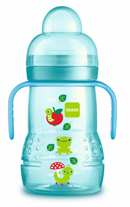 MAM TRAINER 220 ML 4+ BECCUCCIO SOFT SILICONE MASCHIO - Farmacia Rossi2 - Farmacia Rossi 