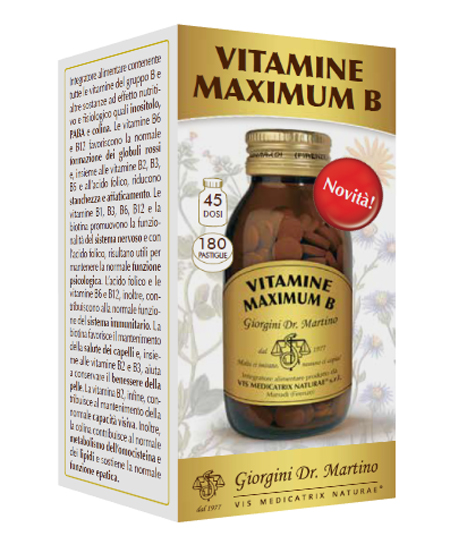 VITAMINE MAXIMUM B 180 PASTIGLIE - Farmacia Rossi2 - Farmacia Rossi 