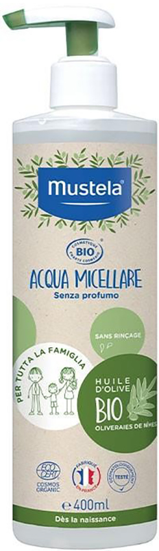 MUSTELA ACQUA MICELLARE BIO 400 ML - Farmacia Rossi2 - Farmacia Rossi 