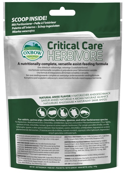 CRITICAL CARE HERBIVORE 141 G - Farmacia Rossi2 - Farmacia Rossi 