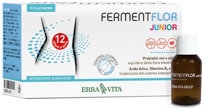 FERMENTFLOR JUNIOR 10 FLACONCINI - Farmacia Rossi2 - Farmacia Rossi 