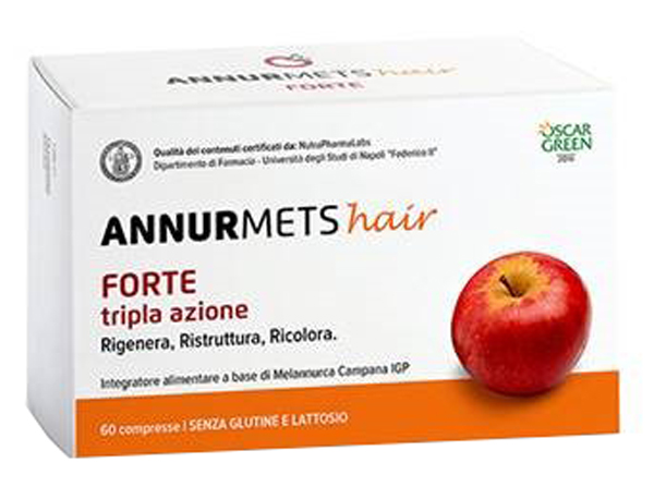 ANNURMETS HAIR FORTE TRIPLA AZIONE 60 COMPRESSE - Farmacia Rossi2 - Farmacia Rossi 