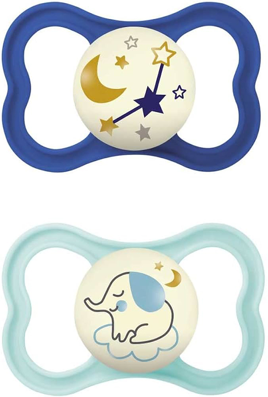 MAM AIR NIGHT SUCCHIETTO 16+ MESI SILICONE DOPPIO MASCHIO - Farmacia Rossi2 - Farmacia Rossi 
