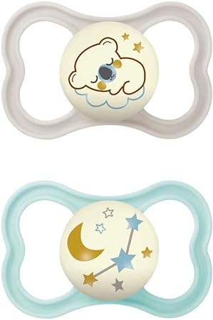 MAM AIR NIGHT SUCCHIETTO 16+ MESI SILICONE DOPPIO NEUTRO - Farmacia Rossi2 - Farmacia Rossi 