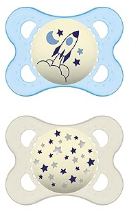 MAM NIGHT SUCCHIETTO 2-6 MESI SILICONE DOPPIO MASCHIO - Farmacia Rossi2 - Farmacia Rossi 