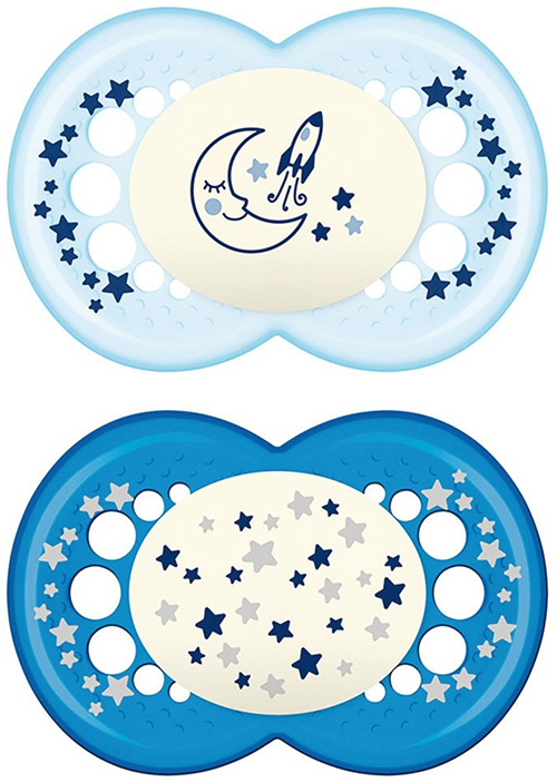 MAM NIGHT SUCCHIETTO 6+ MESI SILICONE DOPPIO MASCHIO - Farmacia Rossi2 - Farmacia Rossi 