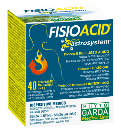 FISIOACID 40 COMPRESSE MASTICABILI - Farmacia Rossi2 - Farmacia Rossi 