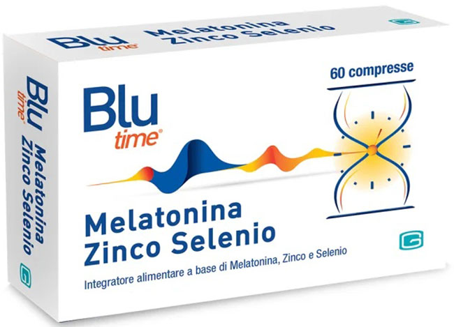 BLU TIME MELATONINA/ZINCO/SELENIO COMPRESSE - Farmacia Rossi2 - Farmacia Rossi 