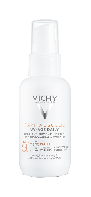 CAPITAL SOLEIL UV-AGE FLUIDO ANTI-FOTOINVECCHIAMENTO SPF50+ 40 ML - Farmacia Rossi2 - Farmacia Rossi 