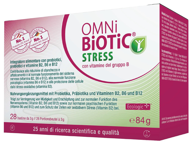 OMNI BIOTIC STRESS VITAMINE GRUPPO B 28 BUSTINE DA 3 G - Farmacia Rossi2 - Farmacia Rossi 