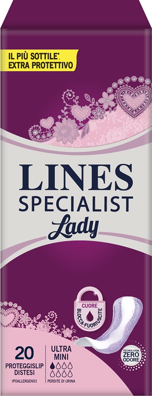 PANNOLONE SAGOMATO LINES SPECIALIST ULTRAMINI 20 PEZZI - Farmacia Rossi2 - Farmacia Rossi 