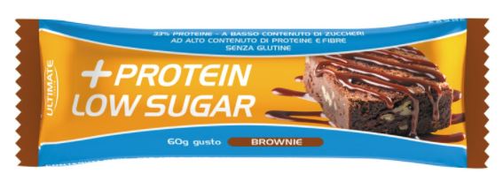 ULTIMATE BARRETTA+ PROTEIN LOW SUGAR BROWNIE 60 G - Farmacia Rossi2 - Farmacia Rossi 