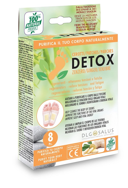 CEROTTI DETOX PIEDI ZENZERO 8 PEZZI - Farmacia Rossi2 - Farmacia Rossi 