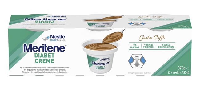 MERITENE DIABET CREME CAFFE' 3 X 125 G - Farmacia Rossi2 - Farmacia Rossi 