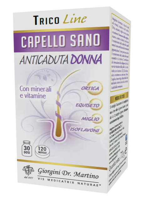 CAPELLO SANO ANTICADUTA DONNA 120 PASTIGLIE - Farmacia Rossi2 - Farmacia Rossi 