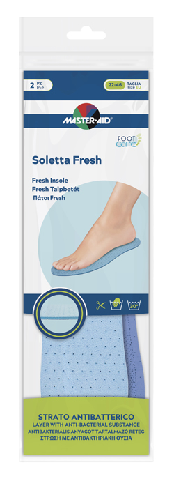 MASTER-AID FOOTCARE SOLETTA FRESH RITAGLIABILE 2 PEZZI - Farmacia Rossi2 - Farmacia Rossi 