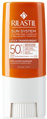 RILASTIL SUN SYSTEM PHOTO PROTECTION TERAPY SPF 50+ STICK TRASPARENTE 8,5 ML - Farmacia Rossi2 - Farmacia Rossi 