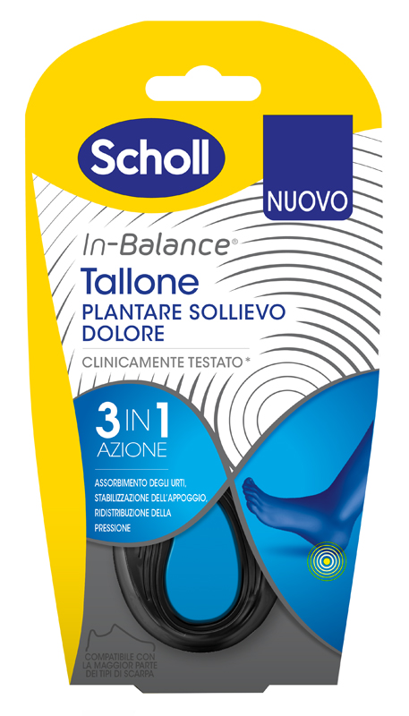 SCHOLL PLANTARE TALLONE S 2 PEZZI - Farmacia Rossi2 - Farmacia Rossi 