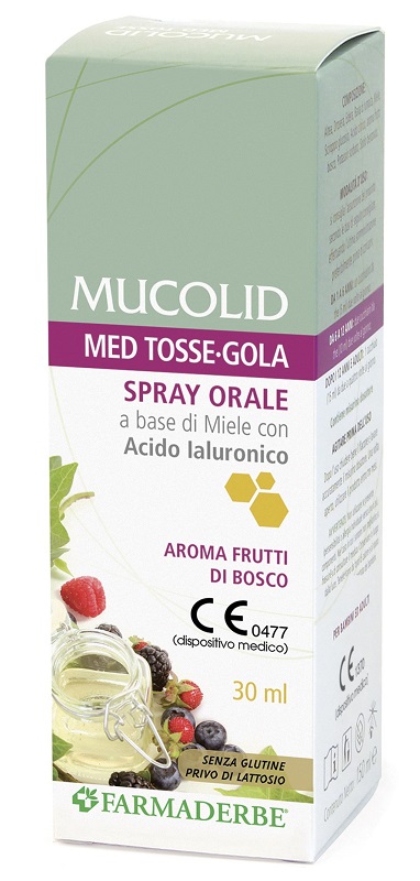 MUCOLID MED TOSSE GOLA SPRAY ORALE 30 ML - Farmacia Rossi2 - Farmacia Rossi 