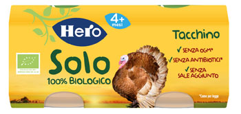 HERO SOLO OMOGENEIZZATO TACCHINO 2 X 80 G - Farmacia Rossi2 - Farmacia Rossi 