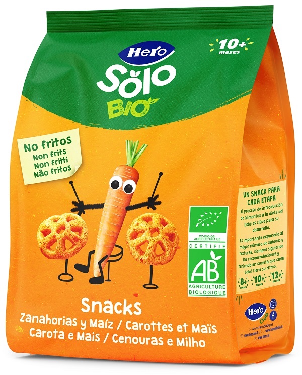 HERO BABY SOLO SNACK CAROTA MAIS 40 G - Farmacia Rossi2 - Farmacia Rossi 