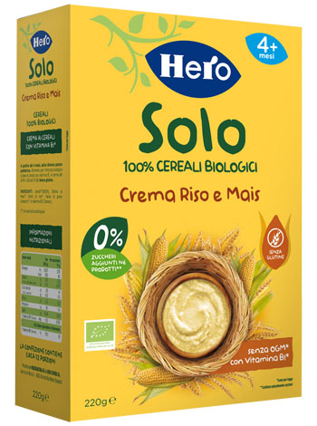 HERO SOLO CREMA RISO E MAIS 220 G - Farmacia Rossi2 - Farmacia Rossi 