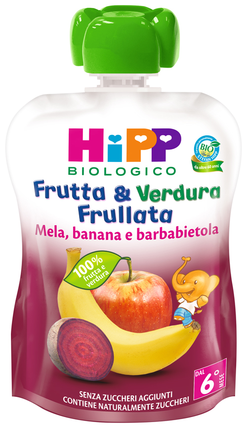 HIPP BIO FRUTTA & VERDURA MELA BANANA BARBABIETOLA 90 G - Farmacia Rossi2 - Farmacia Rossi 