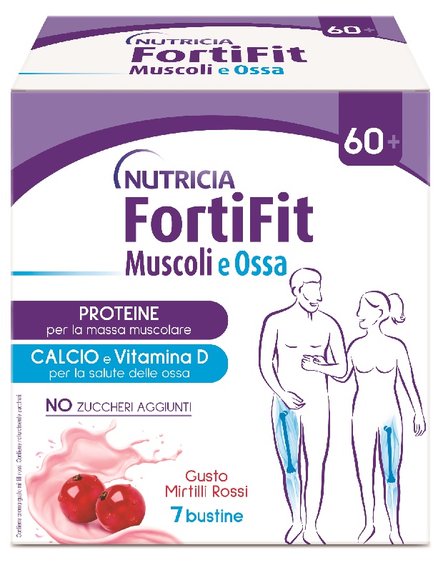 FORTIFIT MUSCOLI&OSSA MIRTILLO ROSSO 7 BUSTINE - Farmacia Rossi2 - Farmacia Rossi 