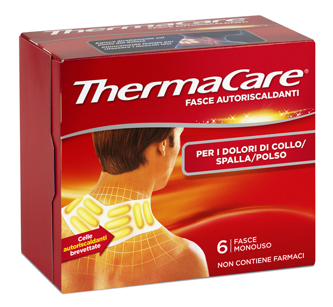FASCE AUTORISCALDANTI A CALORE TERAPEUTICO THERMACARE COLLO/SPALLA/POLSO 6 PEZZI - Farmacia Rossi2 - Farmacia Rossi 