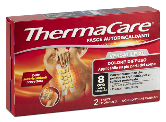 FASCIA AUTORISCALDANTE VERSATILE THERMACARE XL 2 PEZZI - Farmacia Rossi2 - Farmacia Rossi 