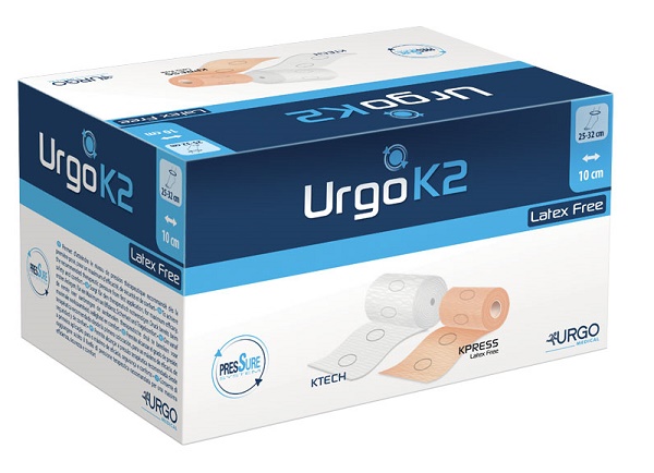 BENDAGGIO URGOK2 LATEX FREE KIT BENDAGGIO T2 CAVIGLIA 25-32 2 PEZZI 10 CM - Farmacia Rossi2 - Farmacia Rossi 