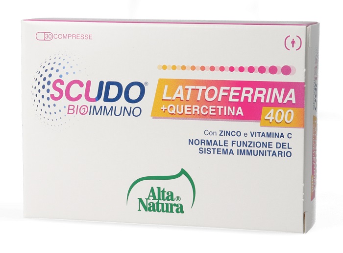 SCUDO LATTOFERRINA + QUERCETINA 400 30 COMPRESSE - Farmacia Rossi2 - Farmacia Rossi 