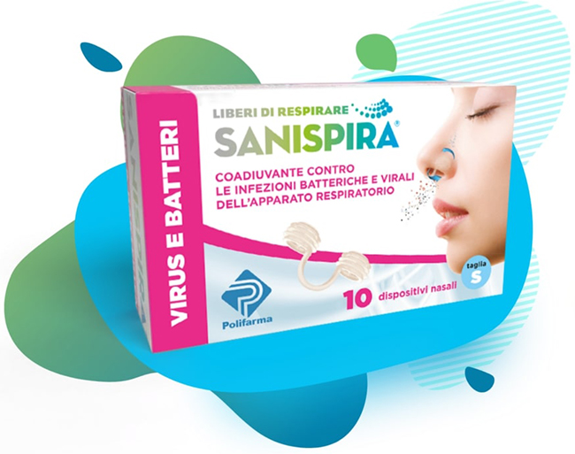 SANISPIRA VISUR & BATTERI FILTRO NASALE SMALL 10 PEZZI - Farmacia Rossi2 - Farmacia Rossi 