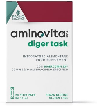 AMINOVITA PLUS DIGER TASK 20 STICK DA 10ML - Farmacia Rossi2 - Farmacia Rossi 