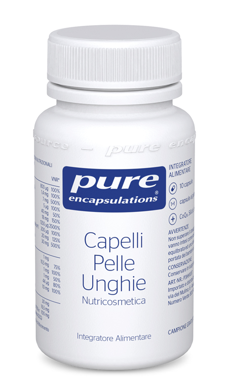 PURE ENCAPSULATIONS CAPELLI PELLE UNGHIE 30 CAPSULE - Farmacia Rossi2 - Farmacia Rossi 