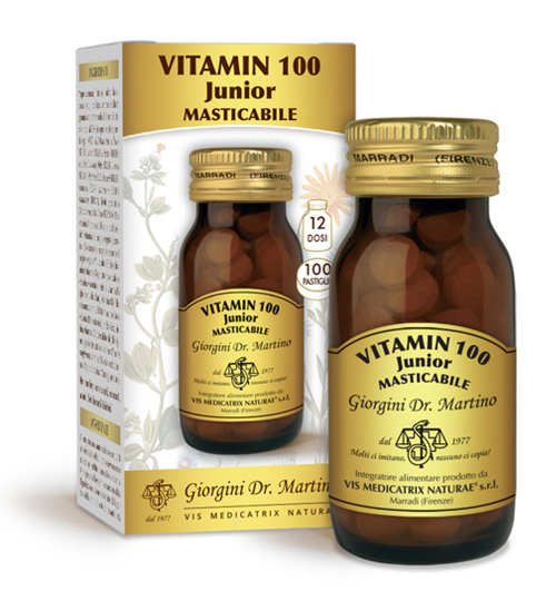 VITAMIN 100 JUNIOR 100 PASTIGLIE - Farmacia Rossi2 - Farmacia Rossi 
