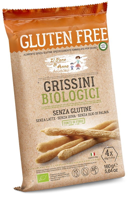 PANE ANNA GRISSINI BIOLOGICI 160 G - Farmacia Rossi2 - Farmacia Rossi 