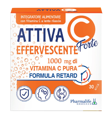 ATTIVA C FORTE EFFERVESCENTE 30 STICK - Farmacia Rossi2 - Farmacia Rossi 