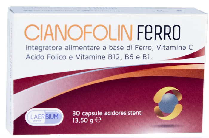 CIANOFOLIN FERRO 30 CAPSULE - Farmacia Rossi2 - Farmacia Rossi 