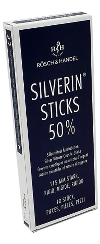 SILVERIN STICKS 50% MATITA CAUSTICA AL NITRATO D'ARGENTO RIGIDO 115MM - Farmacia Rossi2 - Farmacia Rossi 