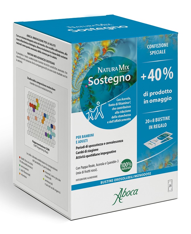 NATURA MIX ADVANCED SOSTEGNO OROSOLUBILE 28 BUSTINE CONFEZIONE SPECIALE - Farmacia Rossi2 - Farmacia Rossi 